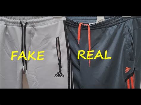 how to know fake adidas sweatpants|genuine adidas sweatpants.